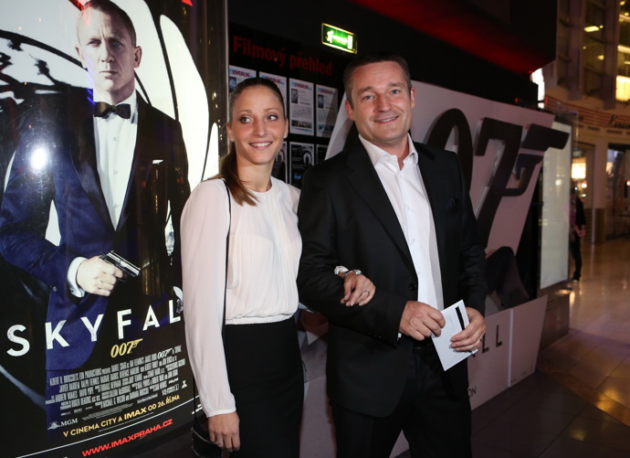 Vladimír Hron se svou manželkou Michaelou.