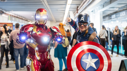 FOTO: Masky na Comic Conu byly opět vydařené.