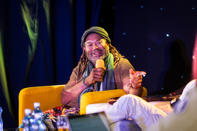 Christopher Judge na Comic Conu v Brně. 