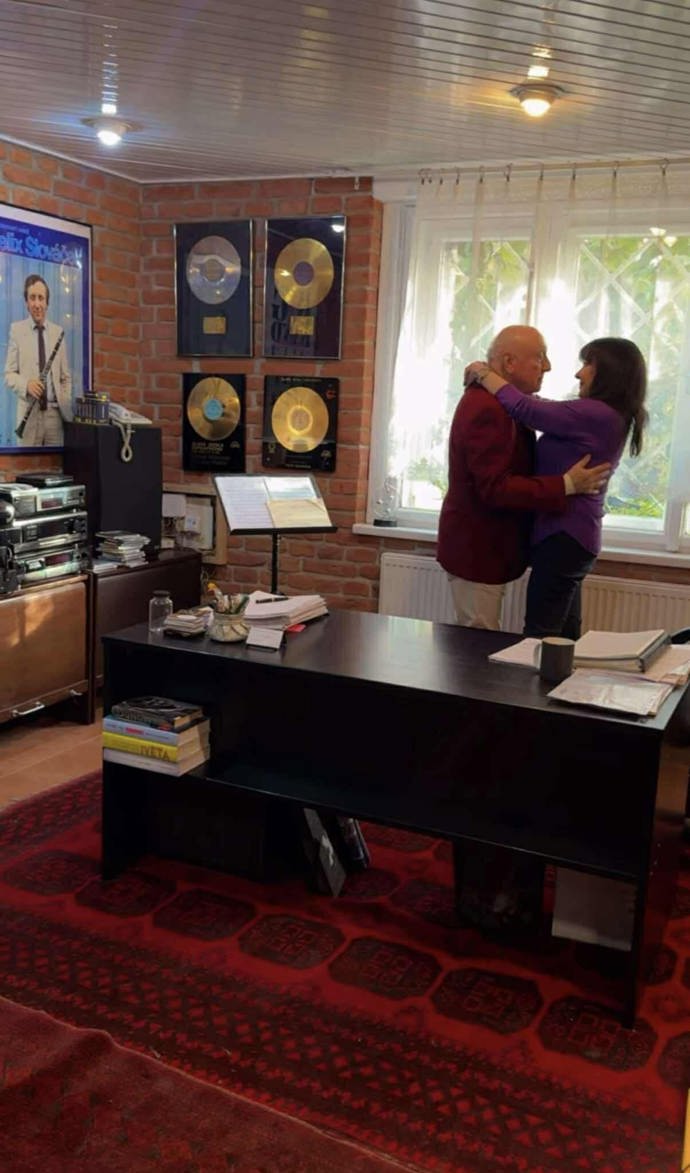 Felix Slováček a Dagmar Patrasová působili zamilovaně. 