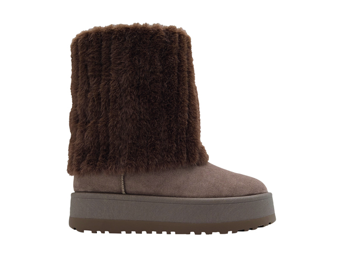 Nízké kozačky s kožešinou, Deichmnn, 1199 Kč 