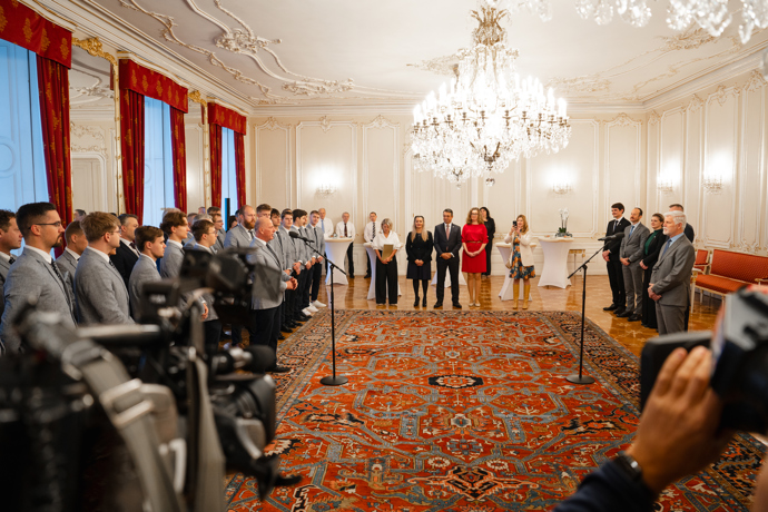 Prezident republiky přijal mladé profesionály z reprezentace na EuroSkills 2025 v dánském Herningu  