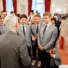 Prezident republiky přijal mladé profesionály z reprezentace na EuroSkills 2025 v dánském Herningu  