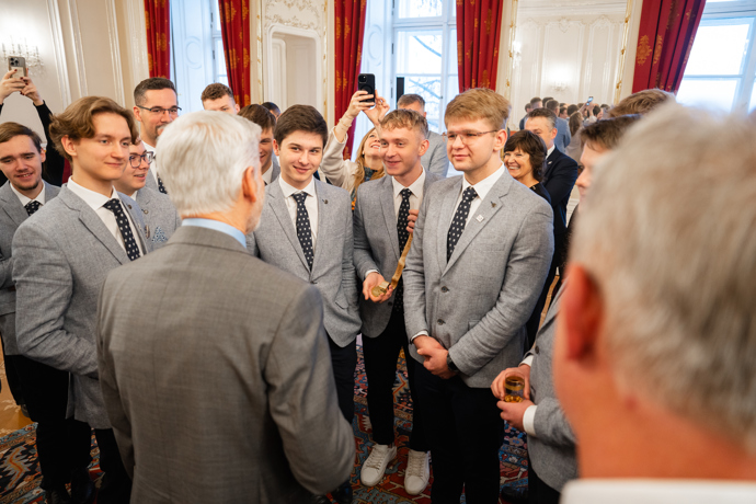 Prezident republiky přijal mladé profesionály z reprezentace na EuroSkills 2025 v dánském Herningu  