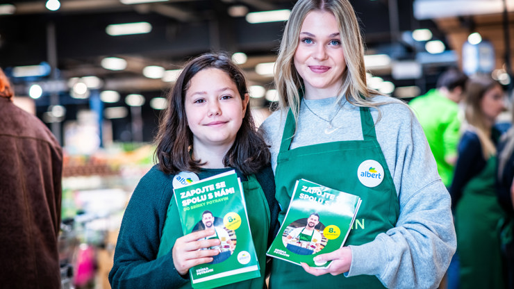 Úžasná štědrost. Zákazníci Alberta darovali 121 tun potravin a drogerie lidem v nouzi 