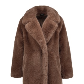 Hnědý maxi kožich, F&F, 1899 Kč