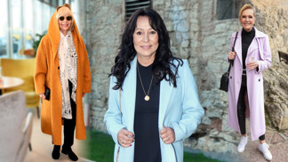 Slavné ženy milují barevné kabáty: Něžné pastely omlazují Heidi Janků i Helenu Vondráčkovou