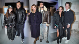 Stylové slavné páry na vernisáži: Radka Třeštíková oblékla s partnerem kůži, Agáta Hanychová s manželem se otužovali