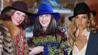 Jak nosí klobouky slavné ženy: Podzim přeje eleganci Saskie Burešové i pánskému stylu Terezy Maxové