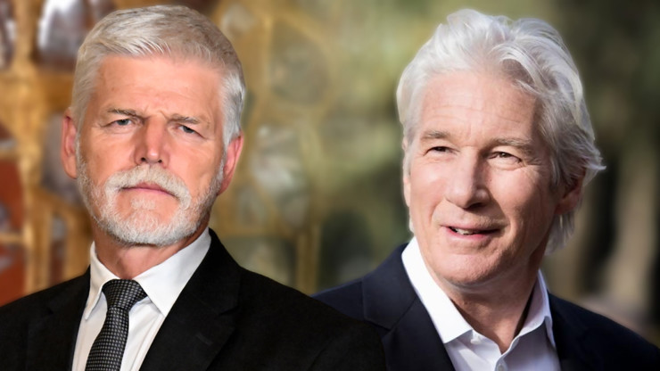 Richard Gere poslal vzkaz prezidentovi Pavlovi. 