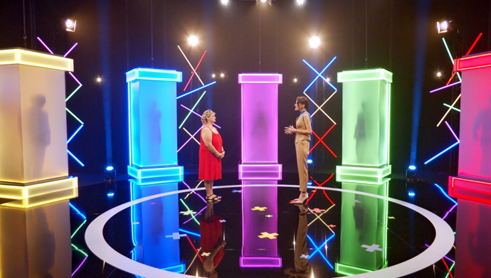 Nervozita před odhalením první části těla.