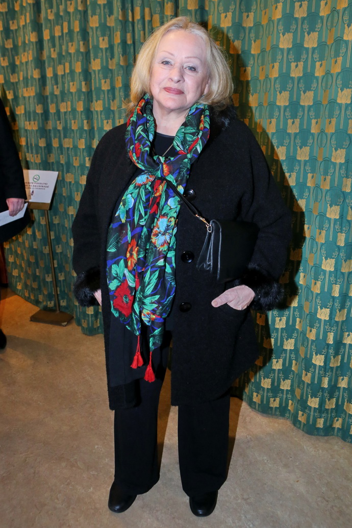 Herečka Věra Křesadlová.