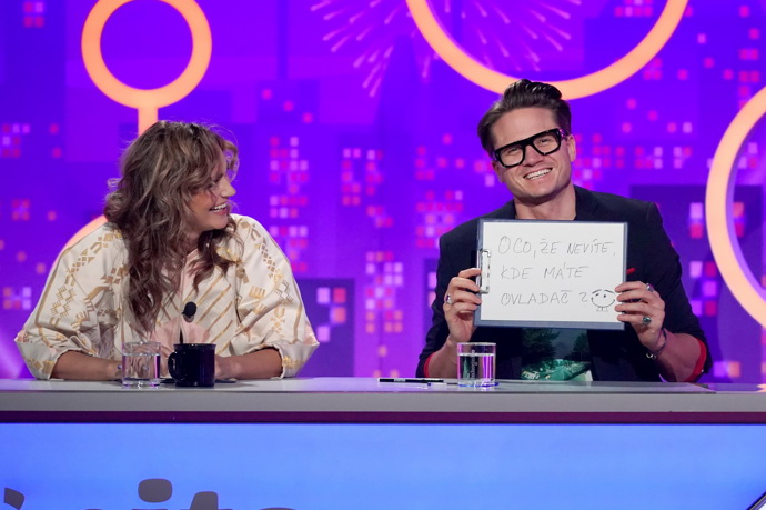 Manželé Brzobiohatí v pořadu Inkognito.