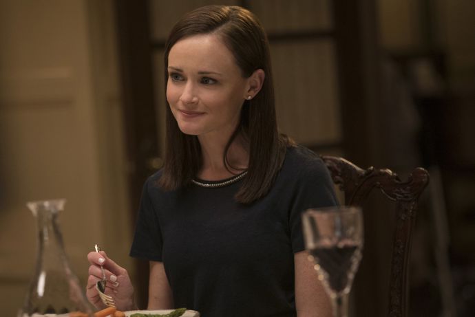 Alexis Bledel jako již dospělá Rory.
