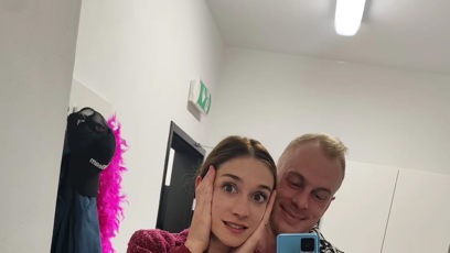 FOTO: Marta Dancingerová s partnerem.