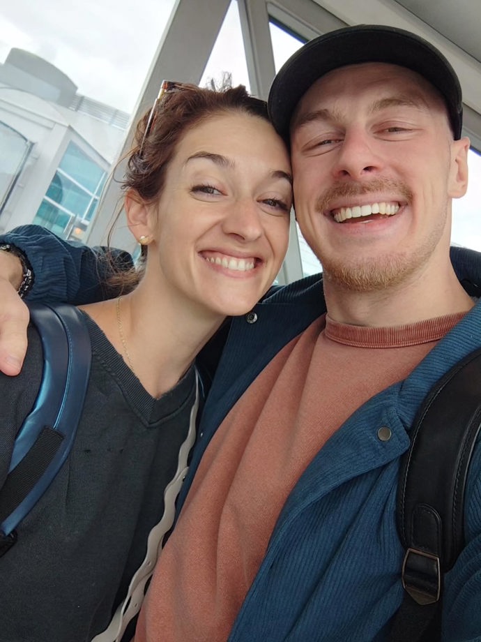 Marta Dancingerová s Vojtou Hlaváčkem. 