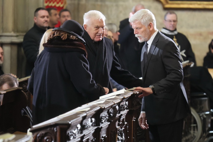 Pert Pavel a Václav Klaus.