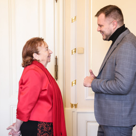 Bývalá první dáma Livia Klausová oslavila 82. narozeniny.