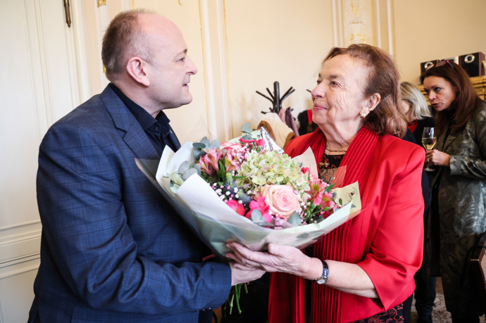 Bývalá první dáma Livia Klausová oslavila 82. narozeniny.