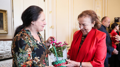 FOTO: Bývalá první dáma Livia Klausová oslavila 82. narozeniny.