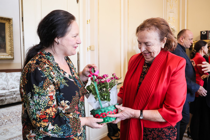 Bývalá první dáma Livia Klausová oslavila 82. narozeniny.