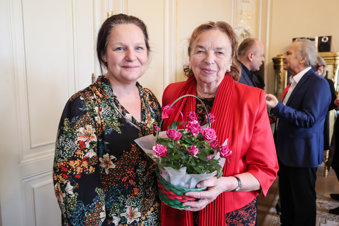 Bývalá první dáma Livia Klausová oslavila 82. narozeniny.