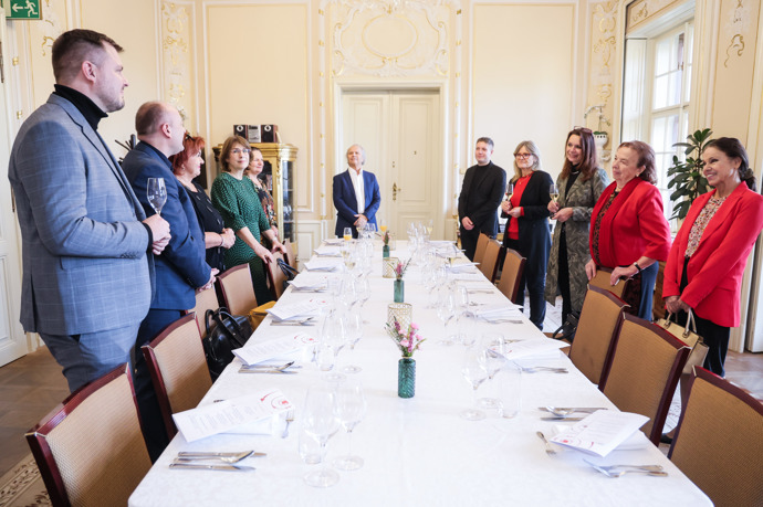 Bývalá první dáma Livia Klausová oslavila 82. narozeniny.