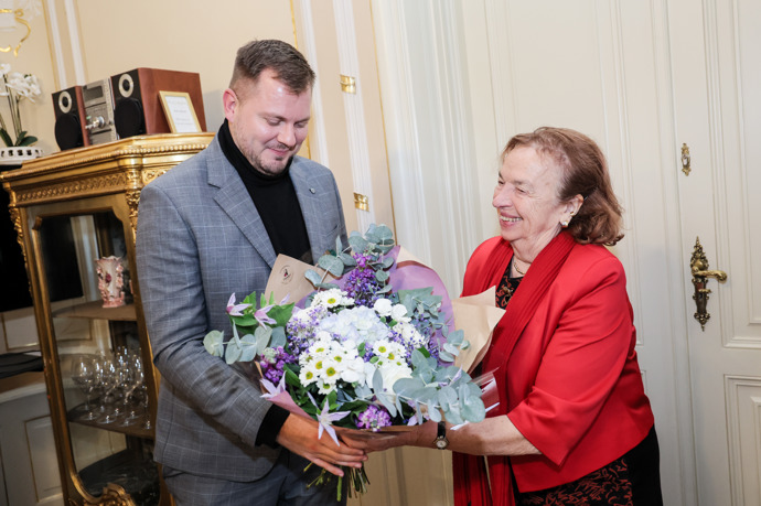 Bývalá první dáma Livia Klausová oslavila 82. narozeniny.