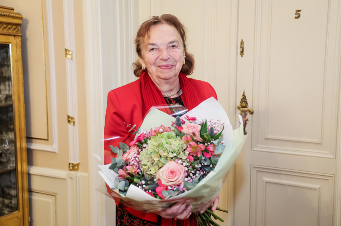 Bývalá první dáma Livia Klausová oslavila 82. narozeniny.