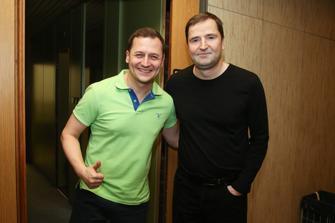 V muzikálu Rocky se potkal se svým kolegou Robertem Zárubou. 