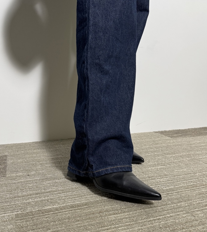 Výšku podpatku volte podle délky džín. 