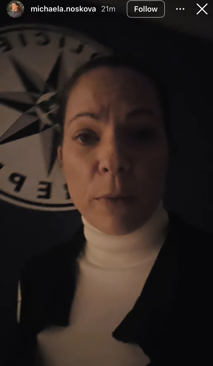 Michaela Nosková po soudním jednání skončila na policii. 