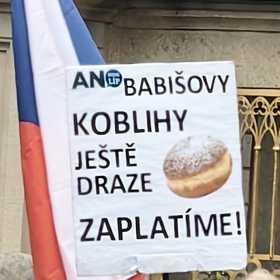 Demonstrace pořádaná spolkem Milion chvilek pro demokracii.