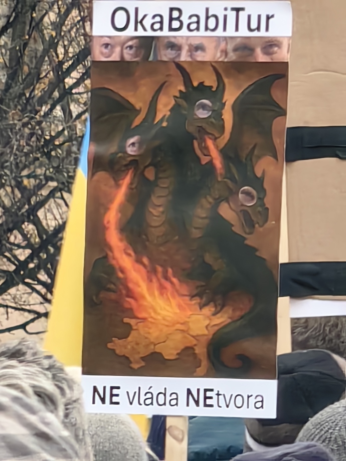 Demonstrace pořádaná spolkem Milion chvilek pro demokracii.