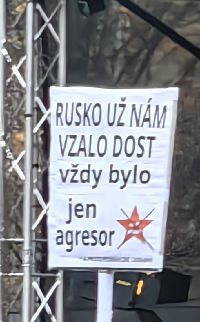 Demonstrace pořádaná spolkem Milion chvilek pro demokracii.