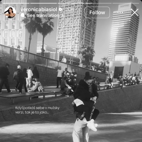 Veronica Biasiol je zamilovaná do Matěje Dejdara. 