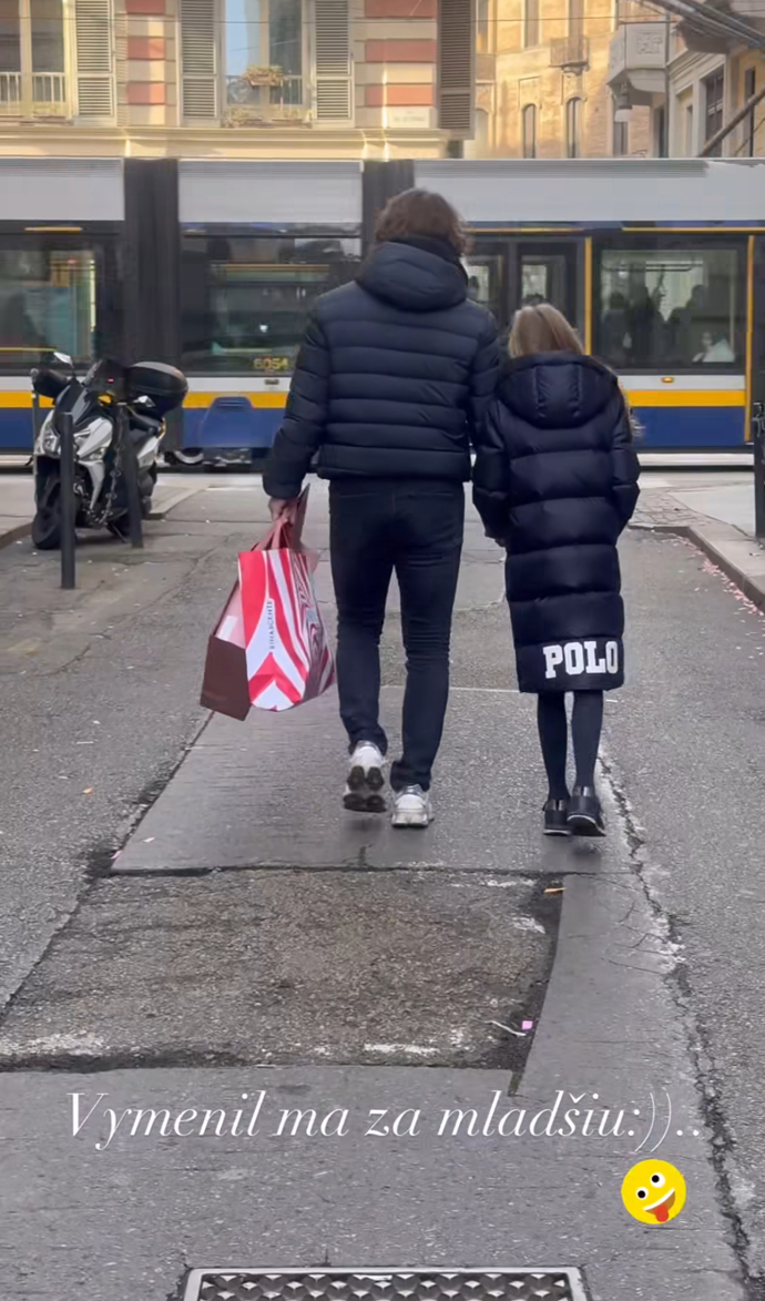 Pavel Nedvěd a Laura Homolová. 