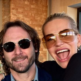 Pavel Nedvěd a Dara Rolins. 