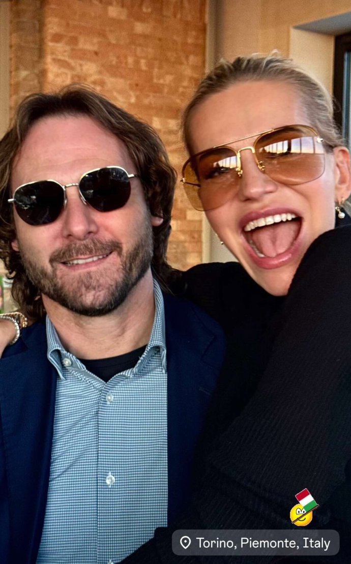 Pavel Nedvěd a Dara Rolins. 