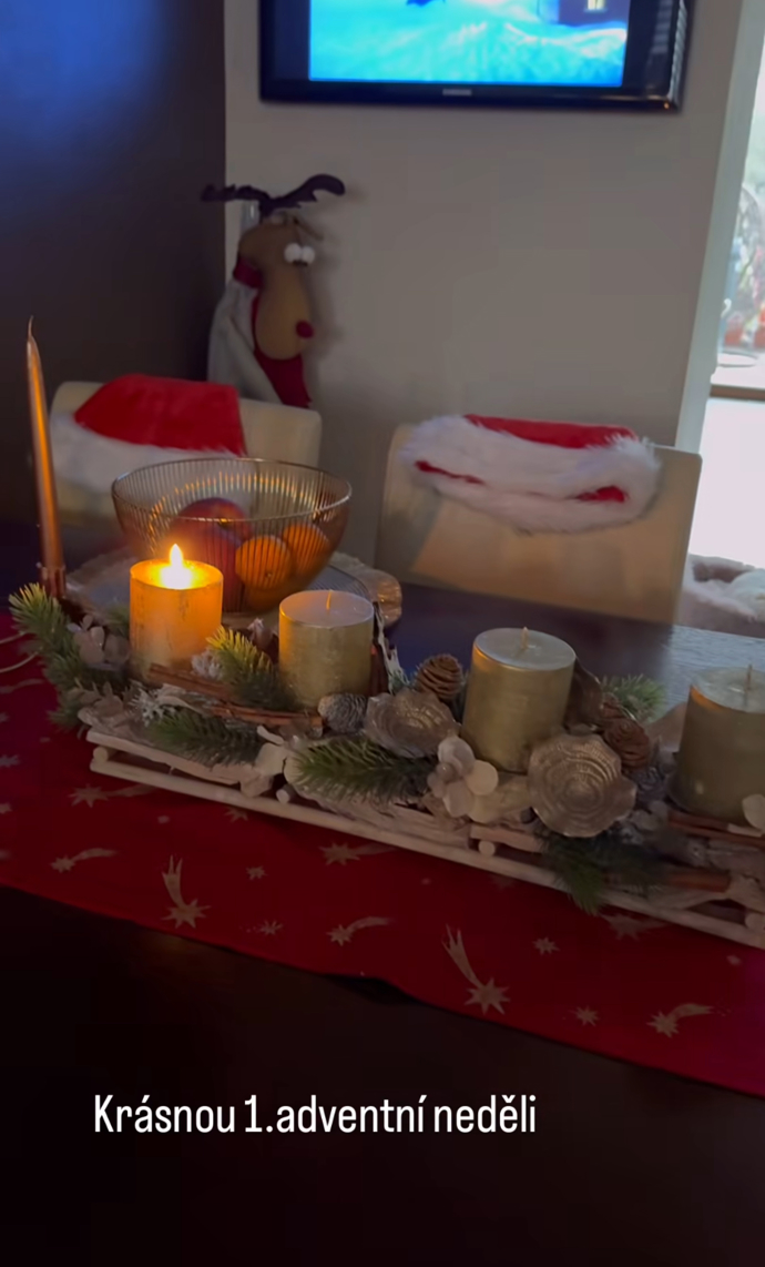 Monika Marešová ukázala výzdobu. 