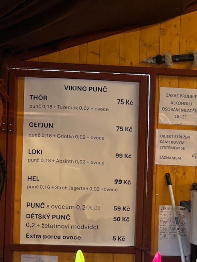 Dát si vikingský punč je v Olomouci skoro povinnost. 