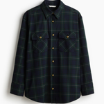 Oversized flanelová košile, H&M, 979 Kč