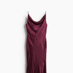 Saténové šaty slip dress, H&M, 1459 Kč