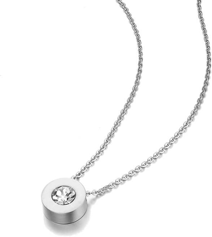 Zajímavou tečku dodá náhrdelník s třpytivým přívěskem. Tento kousek koupíte u značky Troli za 329 Kč