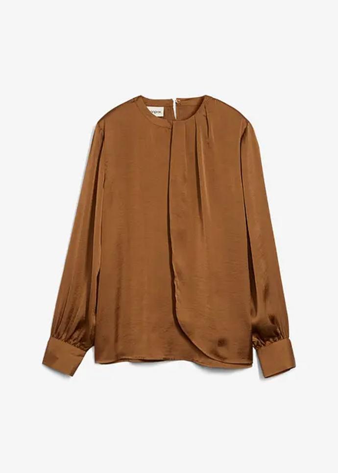 Halenka ze splývavého saténu, Bonprix, 429 Kč