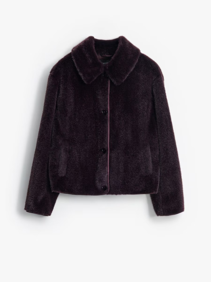 Krátký kabát z umělé kožešiny, Mohito, 1599 Kč