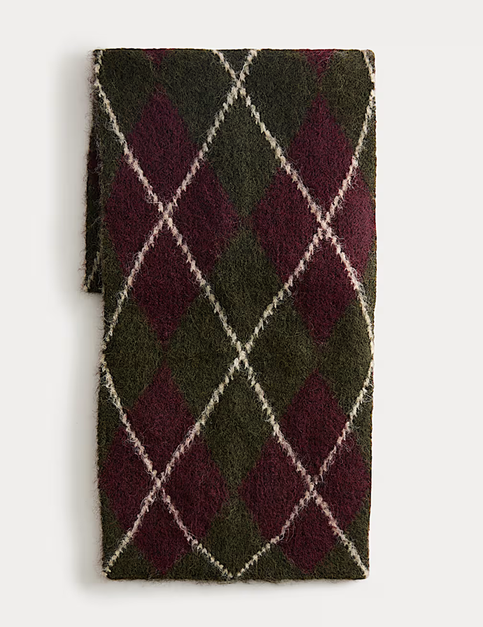 Nadýchaná šála s vlnou, Marks&Spencer, 949 Kč