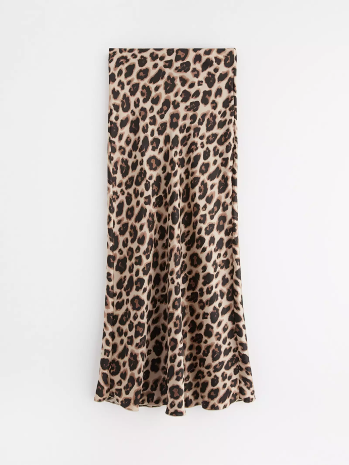 Saténová dlouhá sukně, Lindex,
999 Kč