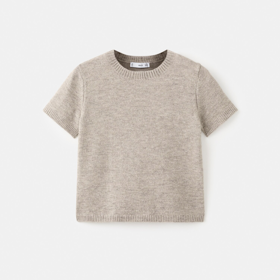 Pletený svetr s krátkým rukávem, Mango, 899 Kč