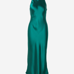 Saténové šaty s vkusným halter výstřihem prodává třeba značka & Other Stories za 2 649 Kč.